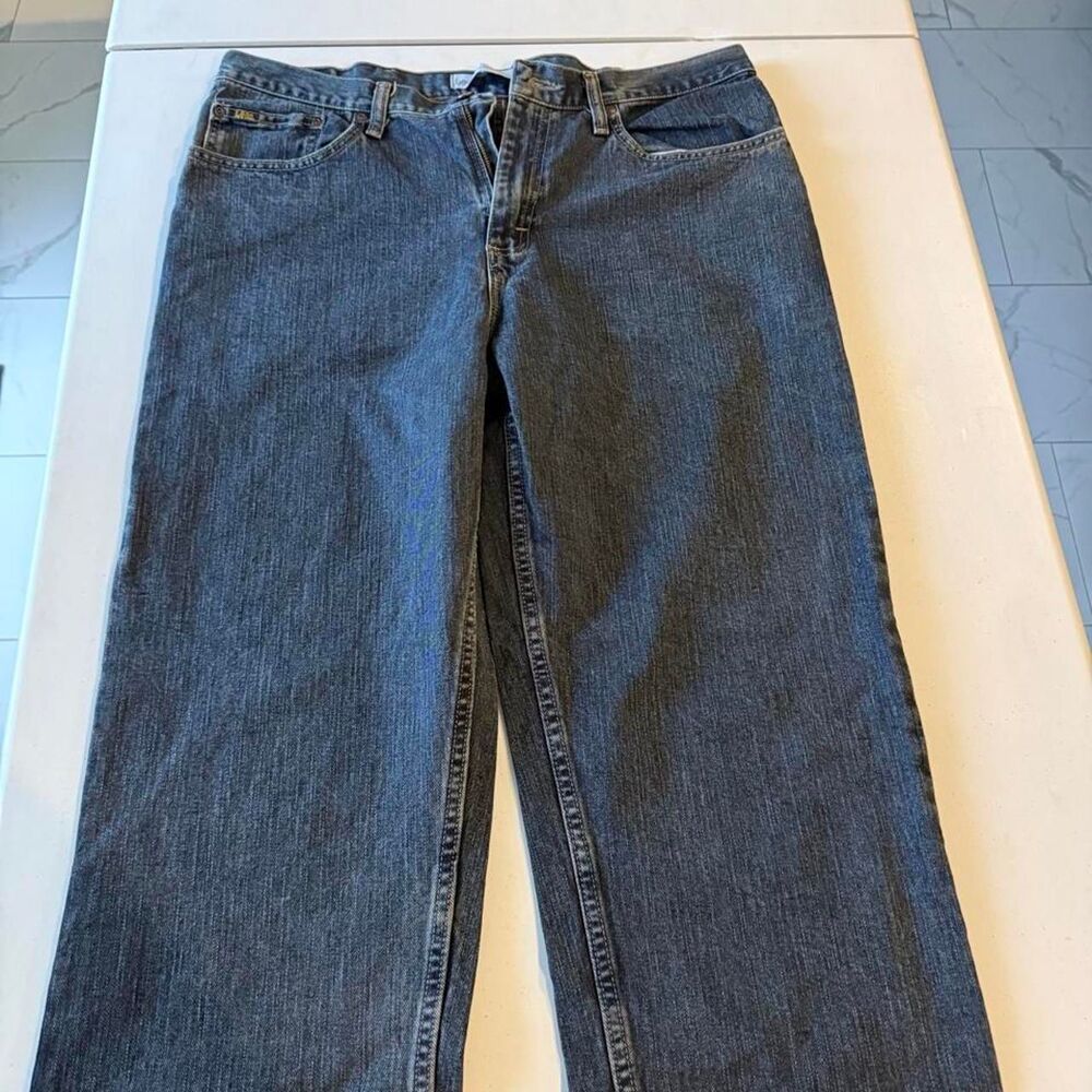 Lee Men's Black and Blue Jeans